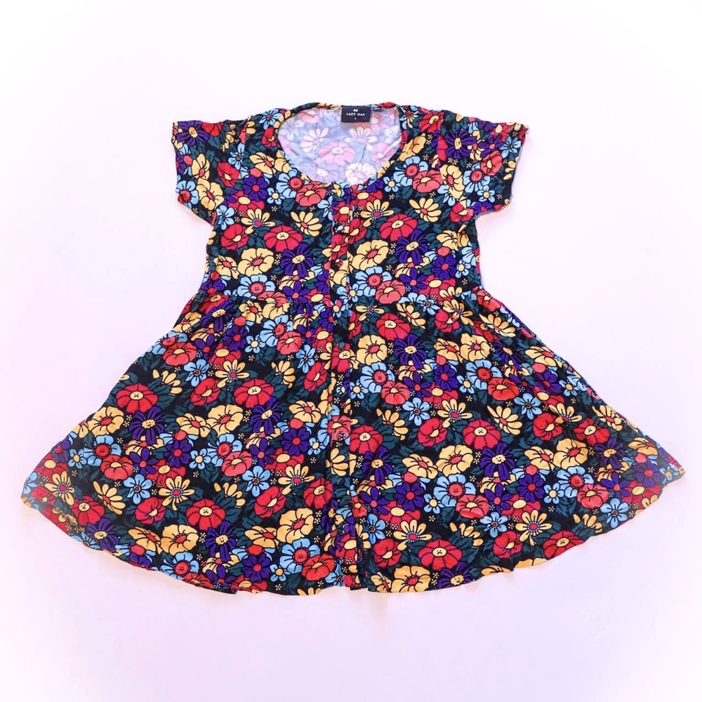 Multi colored baby doll dress!